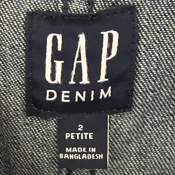 Gap denim short sleeve jumpsuit - Picture 7 of 11